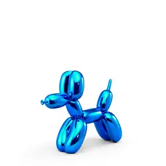 Jeff Koons, Balloon Dog (Blue), porcelain with chromatic coating