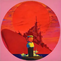 Liu Ye, Little Navy, 2012, silkscreen print on paper