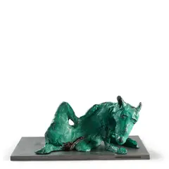Zhou Chunya, The Scratching Dog, 2005, bronze