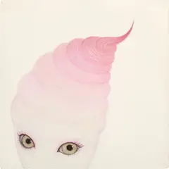 Coil by Hideaki Kawashima, 2008, acrylic on canvas, sold Nov 2023