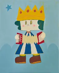 Noritoshi Mitsuuchi, Prince of Notes, 2021, acrylic on canvas