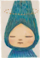 Moe Nakamura, Untitled (drawing-21-08), 2021, mixed media on paper