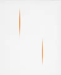 Lucio Fontana, Untitled (Concetto Spaziale), digital print on paper