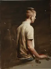 Michaël Borremans, Stars, 2008, oil on canvas