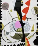 Ouattara Watts, Intercessor, 2003, mixed media on canvas