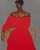 Serge Attukwei Clottey, Valentine's Day, 2020, duct tape, acrylic and charcoal on cork board