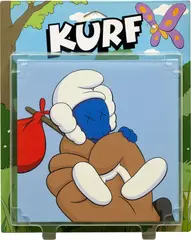 Kaws, KURF (CLUTCH), PACKAGE PAINTING SERIES, 2009, acrylic on canvas in blister package with printed card