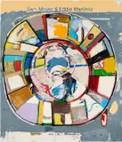 Eddie Martinez, Mandala #14, 2017, silkscreen ink, oil and spray paint on canvas