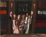 Genieve Figgis, Friends in the Studio, 2016, acrylic on canvas