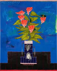 Jordy Kerwick, Untitled, 2020, acrylic and oil on canvas