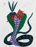 Jordy Kerwick, Untitled, 2021, graphite, marker and oil pastel on paper