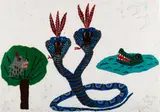 Jordy Kerwick, Untitled, 2021, graphite, marker and oil pastel on paper