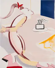 Birthday by Maria Farrar, 2016, oil on canvas, sold Jun 2022