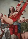 Dong Wei, The Red Game, 2005, oil on canvas
