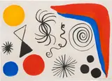 Alexander Calder, Untitled, 1965, gouache and ink on paper
