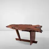 Mira Nakashima, Free-form dining table with 'Holtz' base
