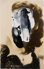 Untitled by Tomoo Gokita, 2018, acrylic gouache on photograph, sold Jun 2022