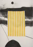 Paul Chan, Untitled, 2012, charcoal and fabric on paper
