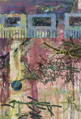 Wind Too Strong by Cheng Ting Ting, 2018, oil on canvas, sold Jun 2022