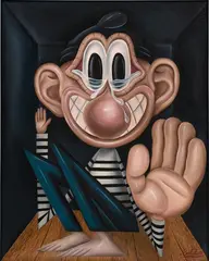 Baldur Helgason, Cubist in Room, 2020, oil on canvas