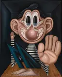 Baldur Helgason, Cubist in Room, 2020, oil on canvas