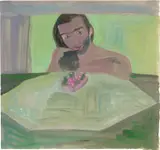 Cheng Xinyi, Untitled, 2016, oil and gouache on paper
