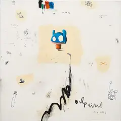 Untitled by Edgar Plans, 2020, oil on canvas, sold Jun 2022