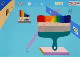Peter McDonald, Museum Show, 2008, acrylic and gouache on canvas