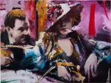 Yukimasa Ida, Cigarette Girl, oil on canvas