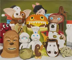 Ulala Imai, Gathering, 2020, oil on canvas