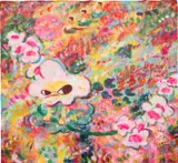Ayako Rokkaku, Untitled, 2016, acrylic on canvas