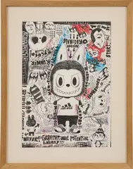 Kasing Lung, We Create Chaos 2, 2019, marker pen on paper