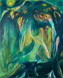 Lucy Bull, Giving Tree, 2019, oil on linen
