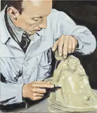 Michaël Borremans, The Butter Sculptor