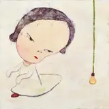 Yoshitomo Nara, Nachtwandern, 1994, acrylic on canvas