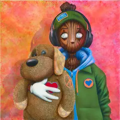 Brett Crawford, 3MO SUPPORT, 2022, acrylic on canvas