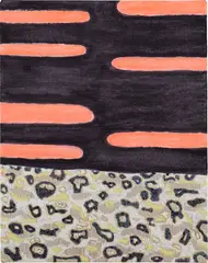 William Monk, Atom Rising II, 2020, oil on canvas