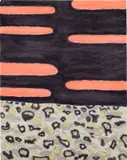William Monk, Atom Rising II, 2020, oil on canvas