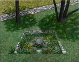 Scott Kahn, Elise's Garden, 1988, oil on linen