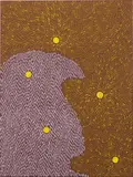Julia Chiang, Not There But Still Itchy, 2019, acrylic on wood panel