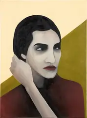 Tania-Maria by Rebecca Brodskis, 2019, oil on linen, sold Nov 2022