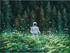 Zhao Bo, Sacred Forest - Untitled, 2021, oil on canvas