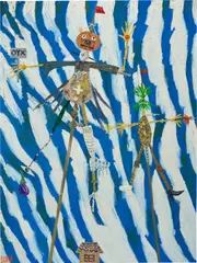 Ouyang Chun, Scarecrow No. 2, 2005, oil on canvas