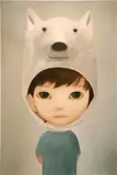 Mayuka Yamamoto, White dog boy, 2018, oil on canvas
