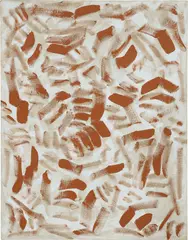 Lee Ufan, Untitled (From Winds), 1982, oil and mineral pigment on canvas