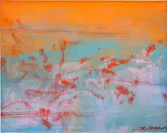 Zao Wou-ki, Sans titre, 2007, oil on canvas