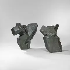 Taichi Series - Pair by Ju Ming, 2000, copper, offered Nov 2022