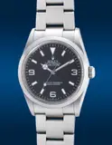 Rolex, A fine and attractive stainless steel wristwatch with center seconds, bracelet, guarantee and presentation box, Circa 2010