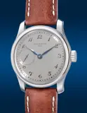 A rare, fine and elegant limited edition stainless steel wristwatch with small seconds, Breguet numerals, certificate and presentation case, numbered 4 of a limited edition of 7 pieces, exclusively personalized for Mr. Mark Cho by Naoya Hida & Co., 2019, sold Nov 2022