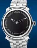 Ming, A beautifully crafted and unusual grade 5 titanium wristwatch with luminous black dial, bracelet, warranty and presentation box, one of a limited edition of 15 pieces, Circa 2021